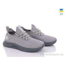 Фотография Кроссовки женские модные Лето Крок Укр К123 сірий (10 пар р.36-40) "Vladimir" недорого оптом от прямого поставщика