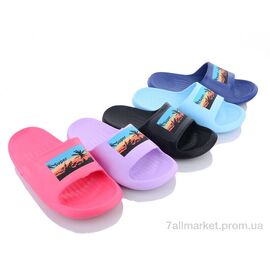 Шльопанці жіночі полегшені Літо A117-1 mix (12 пар р.36-41) "Deshman" недорого оптом від прямого постачальника