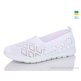 Фотография Балетки женские удобные Лето 013-2 білий (8 пар р.36-41) "Lot Shoes" недорого оптом от прямого поставщика