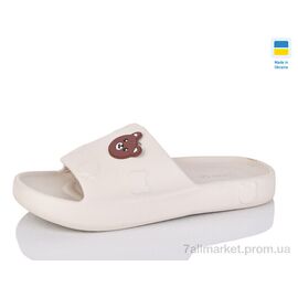 Фотография Шлепки женские облегченные Лето N109 бежевий (8 пар р.37-40) "Lot Shoes" недорого оптом от прямого поставщика