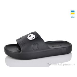 Фотография Шлепки женские облегченные Лето N109 чорний (8 пар р.37-40) "Lot Shoes" недорого оптом от прямого поставщика