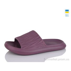 Фотография Шлепки женские облегченные Лето L111 марсала (8 пар р.36-41) "Крок" недорого оптом от прямого поставщика