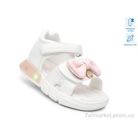 Фотография Босоножки детские летние Лето B60039-A LED (8 пар р.23-28) "TOM.M" недорого оптом от прямого поставщика