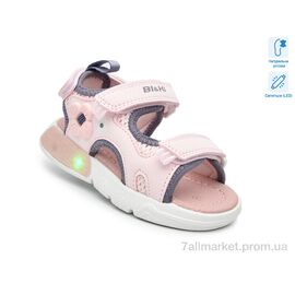Фотография Босоножки детские летние Лето B60040-C LED (8 пар р.23-28) "TOM.M" недорого оптом от прямого поставщика
