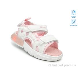 Фотография Босоножки детские летние Лето B60040-D LED (8 пар р.23-28) "TOM.M" недорого оптом от прямого поставщика