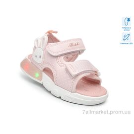 Фотография Босоножки детские летние Лето B60041-C LED (8 пар р.23-28) "TOM.M" недорого оптом от прямого поставщика
