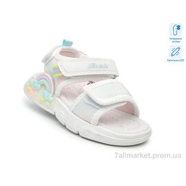 Фотография Босоножки детские летние Лето B60042-A LED (8 пар р.23-28) "TOM.M" недорого оптом от прямого поставщика