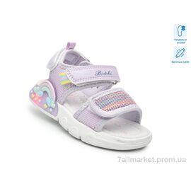 Фотография Босоножки детские летние Лето B60042-E LED (8 пар р.23-28) "TOM.M" недорого оптом от прямого поставщика