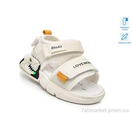 Фотография Босоножки детские летние Лето B60043C LED (8 пар р.23-28) "TOM.M" недорого оптом от прямого поставщика