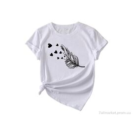 Фотография Футболка женская Лето 195 білий (5 шт. р.сетка M-3XL) "Алия" недорого оптом от прямого поставщика