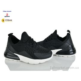 Фотография Кроссовки детские модные Весна/осень GL01 black (8 пар р.31-36) "Clibee-Doremi" недорого оптом от прямого поставщика