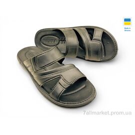 Фотография Шлепки мужские пляжные Лето 1002 чорний (6 пар р.41-45) "Rai shoes" недорого оптом от прямого поставщика