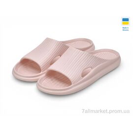Фотография Шлепки женские облегченные Лето G101 пудра (15 пар р.37-41) "Rai shoes" недорого оптом от прямого поставщика