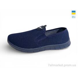 Фотография Слипоны мужские модные Лето 4200 синій (12 пар р.41-45) "Rai shoes" недорого оптом от прямого поставщика