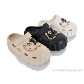 Фотография Кроксы женские летние Лето T682 mix (24( (24 пар р.36-41) "JH-ЯН" недорого оптом от прямого поставщика