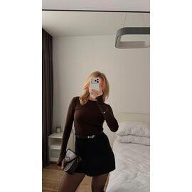 Фотография Свитер женский 6061 brown р.42-48 "LINDA" недорого оптом от прямого поставщика