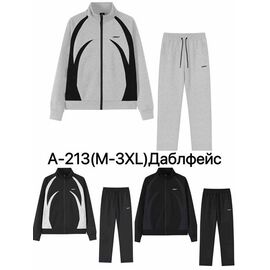 Фотография Костюм спортивный мужской A213 l.grey р.M-3XL "Ale-Ate" недорого оптом от прямого поставщика