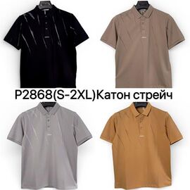 Фотография Футболка мужская P2868 camel р.S-2XL "Ale-Ate" недорого оптом от прямого поставщика