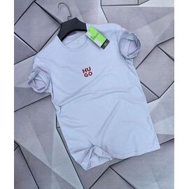 Фотография Футболка мужская 66370 l.blue р.S-2XL "MACCALI" недорого оптом от прямого поставщика