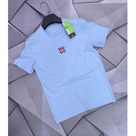 Фотография Футболка мужская 66373 l.blue р.S-2XL "MACCALI" недорого оптом от прямого поставщика