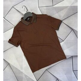 Фотография Футболка мужская 66416 brown р.S-2XL "MACCALI" недорого оптом от прямого поставщика