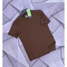 Футболка чоловіча 66447 brown р.S-2XL "MACCALI" недорого оптом від прямого постачальника