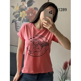 футболка жіноча 1289 coral р.42-48 "FSN" недорого оптом від прямого постачальника