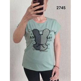 Фотография Футболка женская 2745 mint р.44-50 "FSN" недорого оптом от прямого поставщика