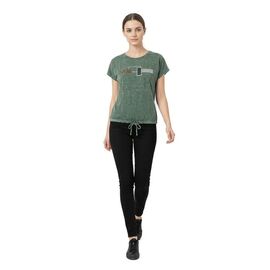 Фотография Футболка женская 2762 green р.48-54 "FSN" недорого оптом от прямого поставщика