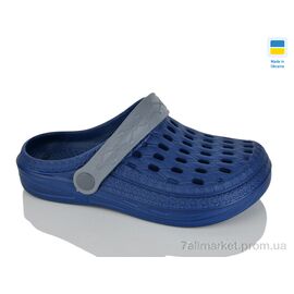 Фотография Кроксы женские летние Лето DS62 синій (8 пар р.36-40) "Крок" недорого оптом от прямого поставщика