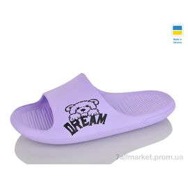 Фотография Шлепки женские облегченные Лето DS70 бузковий (8 пар р.36-41) "Крок" недорого оптом от прямого поставщика