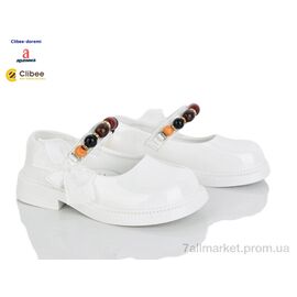 Туфлі дитячі зручні Літо DB803 white (6 пар р.26-31) "Clibee-Doremi" недорого оптом від прямого постачальника