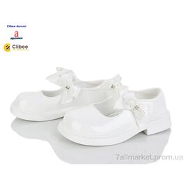 Туфлі дитячі зручні Літо DB802 white (6 пар р.26-31) "Clibee-Doremi" недорого оптом від прямого постачальника