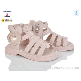 Фотография Босоножки детские летние Лето ZB2282 pink (6 пар р.26-30) "Clibee-Doremi" недорого оптом от прямого поставщика
