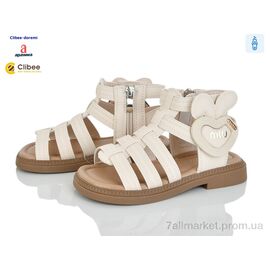 Фотография Босоножки детские летние Лето ZB2282 beige (6 пар р.26-30) "Clibee-Doremi" недорого оптом от прямого поставщика