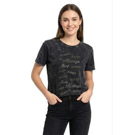 Фотография Футболка женская 2808 black р.46-52 "FSN" недорого оптом от прямого поставщика