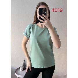 Фотография Футболка женская 4019 mint р.42-46 "FSN" недорого оптом от прямого поставщика