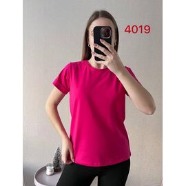 Фотография Футболка женская 4019 pink р.42-46 "FSN" недорого оптом от прямого поставщика