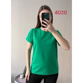 Фотография Футболка женская 4020 green р.42-48 "FSN" недорого оптом от прямого поставщика