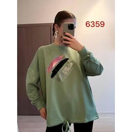 Фотография Свитер женский 6359 mint р.46-52 "FSN" недорого оптом от прямого поставщика