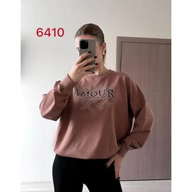 Фотография Свитер женский 6410 brown р.48-54 "FSN" недорого оптом от прямого поставщика