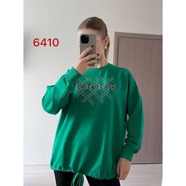Фотография Свитер женский 6410 green р.48-54 "FSN" недорого оптом от прямого поставщика