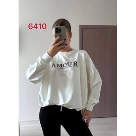 Фотография Свитер женский 6410 white р.48-54 "FSN" недорого оптом от прямого поставщика