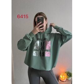 Фотография Свитер женский 6415 mint р.52-58 "FSN" недорого оптом от прямого поставщика