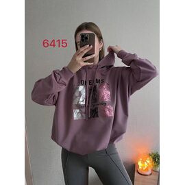 Фотография Свитер женский 6415 purple р.52-58 "FSN" недорого оптом от прямого поставщика