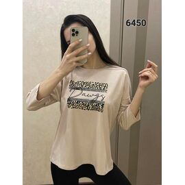 Фотография Свитер женский 6450 beige р.46-52 "FSN" недорого оптом от прямого поставщика