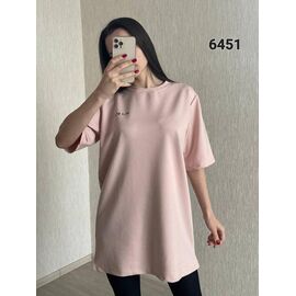 Фотография Футболка женская 6451 pink р.44-48 "FSN" недорого оптом от прямого поставщика