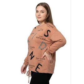 Фотография Свитер женский 6507 brown р.50-56 "FSN" недорого оптом от прямого поставщика