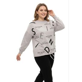 Фотография Свитер женский 6507 grey р.50-56 "FSN" недорого оптом от прямого поставщика