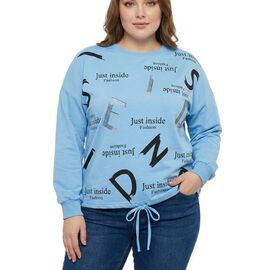Фотография Свитер женский 6507 l.blue р.50-56 "FSN" недорого оптом от прямого поставщика